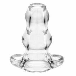 Plug analny podwójny tunel - Perfect Fit Double Tunnel Plug XL Clear Przezroczysty XL Perfect Fit
