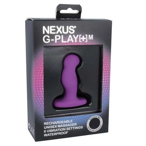 Plug analny wibrujący - Nexus G-Play+ Medium Purple Nexus Plug analny wibrujący - Nexus G-Play+ Medium Purple Nexus
