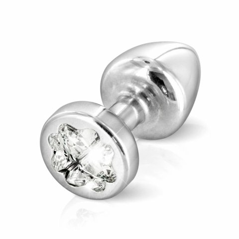 Plug analny zdobiony - Diogol Anni R Butt Plug Clover Silver 25 mm Diogol Plug analny zdobiony - Diogol Anni R Butt Plug Clover Silver 25 mm Diogol