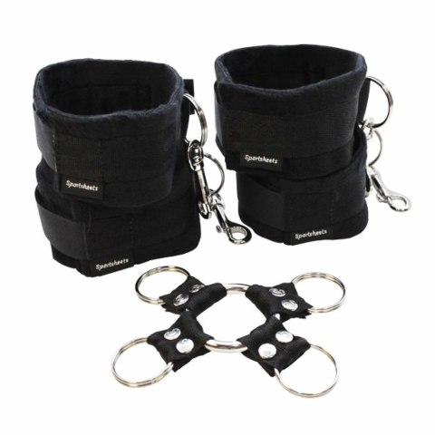 Uprząż do kołyski - Sportsheets Hog Tie & Cuff Set Sportsheets Uprząż do kołyski - Sportsheets Hog Tie & Cuff Set Sportsheets
