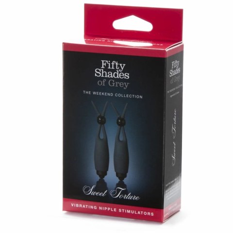 Wibrujące zaciski na sutki - Fifty Shades of Grey Sweet Torture Fifty Shades of Grey Wibrujące zaciski na sutki - Fifty Shades of Grey Sweet Torture Fifty Shades of Grey