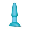 Zdalnie sterowany plug analny - B-Vibe Rimming Plug 2 Teal B-vibe