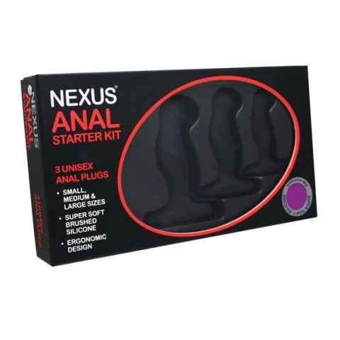 Zestaw plugów analnych - Nexus Anal Starter Kit Nexus Zestaw plugów analnych - Nexus Anal Starter Kit Nexus