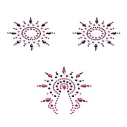 Biżuteria do ciała - Petits Joujoux Gloria Set Black & Pink Petits Joujoux