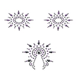 Biżuteria do ciała - Petits Joujoux Gloria Set Black & Purple Petits Joujoux