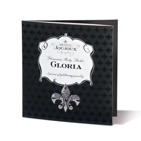 Biżuteria do ciała - Petits Joujoux Gloria Set Black & Purple Petits Joujoux Biżuteria do ciała - Petits Joujoux Gloria Set Black & Purple Petits Joujoux