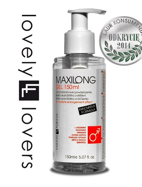 Lovely Lovers - powiększanie penisa - Maxilong Gel 150 ml Lovely Lovers Lovely Lovers - powiększanie penisa - Maxilong Gel 150 ml Lovely Lovers