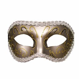 Maska na oczy - S&M Grey Masquerade Mask Sex&Mischief