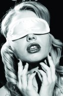 Opaska na oczy jasnoróżowa - S&M Satin Blindfold Light Pink Sex&Mischief
