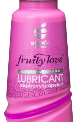 Owocowy środek nawilżający - Swede Fruity Love Lubricant Rasp/Grapefr 100 ml Malina Grejfrut Swede