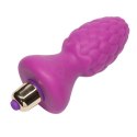 Plug analny wibrujący - Rocks-Off Ass-Berries 7-Speed Raspberry Rocks-Off