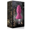 Plug analny wibrujący - Rocks-Off Ass-Berries 7-Speed Raspberry Rocks-Off