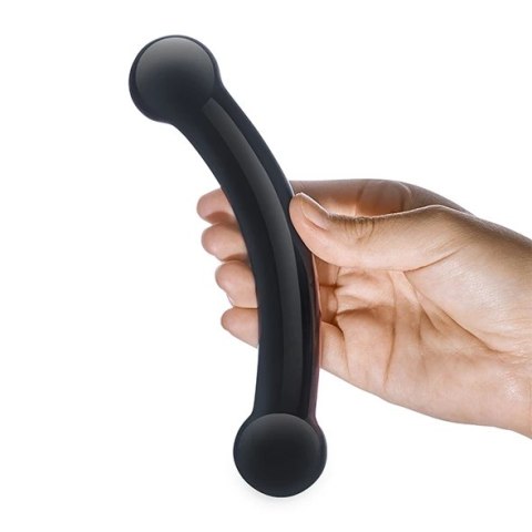 Szklane dildo - Glas Double Bull Black Glas Szklane dildo - Glas Double Bull Black Glas