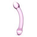 Szklane dildo - Glas Double Trouble Purple Glas