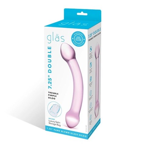 Szklane dildo - Glas Double Trouble Purple Glas Szklane dildo - Glas Double Trouble Purple Glas