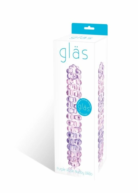 Szklane dildo - Glas Purple Rose Nubby Glas Szklane dildo - Glas Purple Rose Nubby Glas