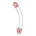 Szklane dildo - Glas Red Head Glas
