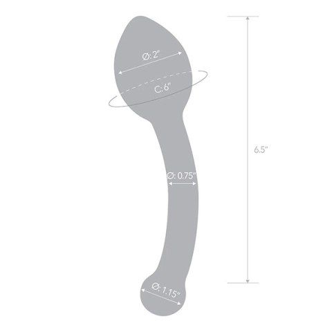 Szklane dildo analne - Glas Pure Indulgence Glas Szklane dildo analne - Glas Pure Indulgence Glas