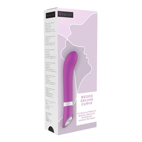 Wibrator - B Swish bgood Deluxe Curve Violet B Swish Wibrator - B Swish bgood Deluxe Curve Violet B Swish