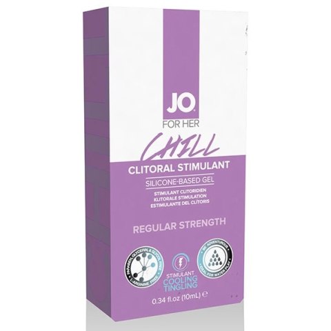 Żel stymulujący łagodny - System JO Clitoral Stimulant Cooling Chill 10 ml System Jo Żel stymulujący łagodny - System JO Clitoral Stimulant Cooling Chill 10 ml System Jo