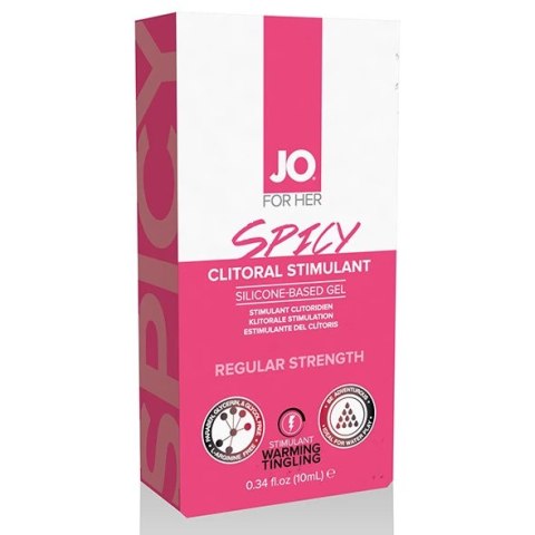 Żel stymulujący łagodny - System JO Clitoral Stimulant Warming Spicy 10 ml System Jo Żel stymulujący łagodny - System JO Clitoral Stimulant Warming Spicy 10 ml System Jo