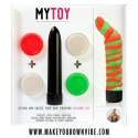 Zestaw do stworzenia wibratora - MyToy Vibrator Kit Orange & Green MyToy