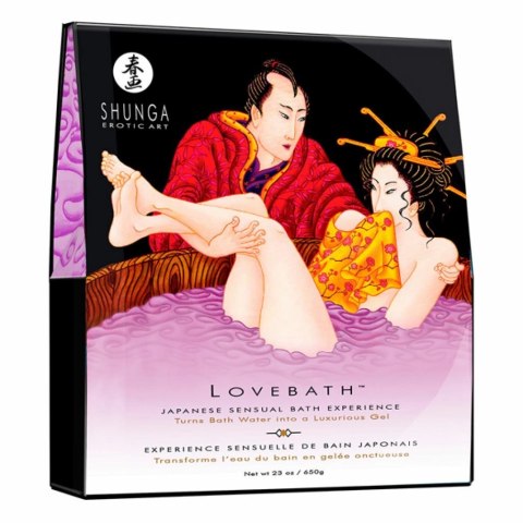Zestaw do żelowej kąpieli - Shunga Lovebath Sensual Lotus 650g Shunga Zestaw do żelowej kąpieli - Shunga Lovebath Sensual Lotus 650g Shunga