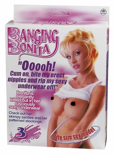 Banging Bonita - Dmuchana Lalka Bonita Blondynka Z 3 Dziurkami Kemis Banging Bonita - Dmuchana Lalka Bonita Blondynka Z 3 Dziurkami Kemis