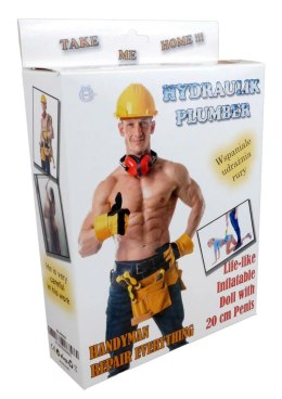 Dmuchana Lalka - Seksowny Hydraulik Z Wielkim 20 cm Penisem Kemis
