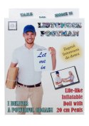 Dmuchana Lalka - Seksowny Listonosz Z Wielkim 20 cm Penisem Kemis