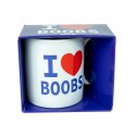 I love Boobs - Kubek Z Napisem I love Boobs Kemis
