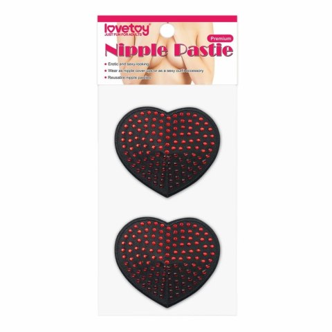 Lovetoy - Nakładki Na Sutki Wielokrotnego Użytku Diamentowe Serca 2szt Kemis Lovetoy - Nakładki Na Sutki Wielokrotnego Użytku Diamentowe Serca 2szt Kemis