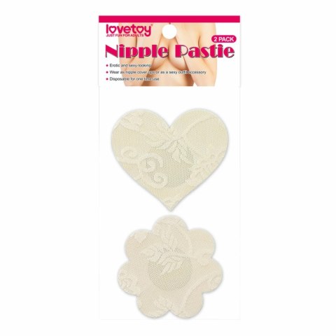 Lovetoy - Nakładki Na Sutki Wielokrotnego Użytku Koronkowe Serca I Kwiaty 2 Pary Kemis Lovetoy - Nakładki Na Sutki Wielokrotnego Użytku Koronkowe Serca I Kwiaty 2 Pary Kemis