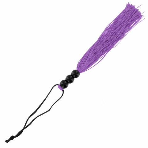 Mały, gumowy bicz - S&M Small Rubber Whip Purple Sex&Mischief
