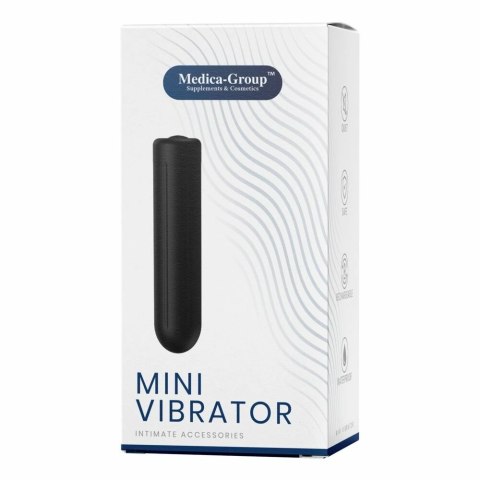 Medica-Group - Mini Wibrator Z Mocnym Silnikiem Czarny 9 CM Medica-Group Medica-Group - Mini Wibrator Z Mocnym Silnikiem Czarny 9 CM Medica-Group