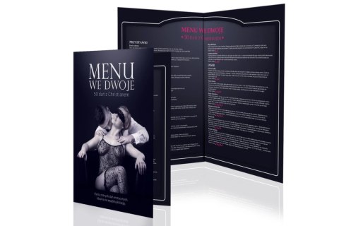 Menu We Dwoje - Pięćdziesiąt Dań Z Christianem Karta Ostrych Dań Erotycznych Kemis Menu We Dwoje - Pięćdziesiąt Dań Z Christianem Karta Ostrych Dań Erotycznych Kemis