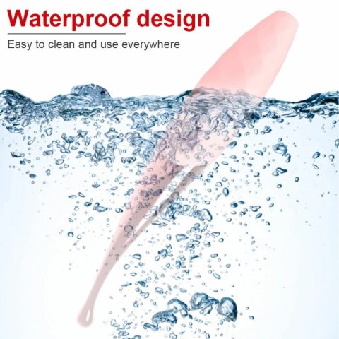 NANA - Wibrator Punktowy Nana Wodoodporny Różowy 36 Funkcji Wibracji Różowo-Złoty Kemis NANA - Wibrator Punktowy Nana Wodoodporny Różowy 36 Funkcji Wibracji Różowo-Złoty Kemis