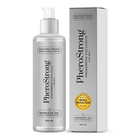 Pherostrong Exclusive For Men Massage Oil - Do Masażu Mężczyzn Z Feromonami Podniecającymi Kobiety 100 ML Medica-Group Pherostrong Exclusive For Men Massage Oil - Do Masażu Mężczyzn Z Feromonami Podniecającymi Kobiety 100 ML Medica-Group