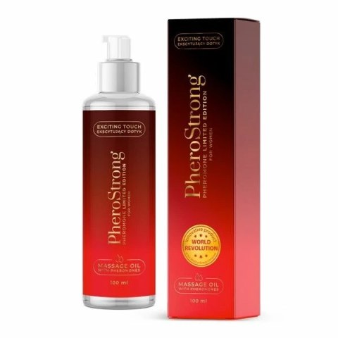 Pherostrong Limited Edition For Women Massage Oil - Do Masażu Kobiet Z Feromonami Podniecającymi Mężczyzn 100 ML Medica-Group