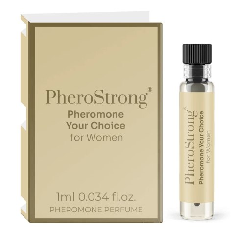 Pherostrong Pheromone Your Choice For Women - Perfumy Z Feromonami Dla Kobiet Na Podniecenie Mężczyzn 1 ML PheroStrong Pherostrong Pheromone Your Choice For Women - Perfumy Z Feromonami Dla Kobiet Na Podniecenie Mężczyzn 1 ML PheroStrong