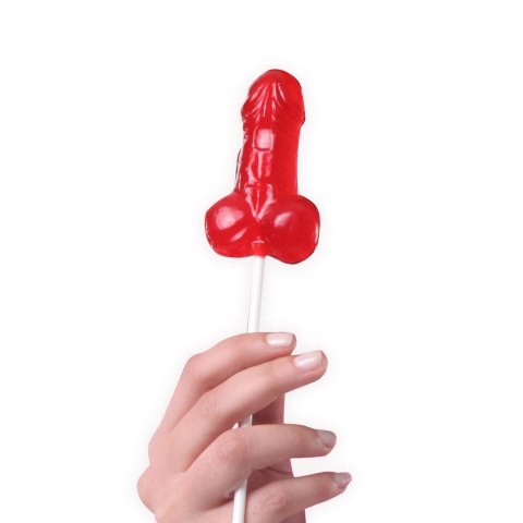 Sexy Lizak - Truskawkowy Lizak W Kształcie Penisa Kemis