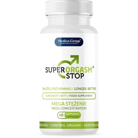 Super Orgasm Stop Kapsułki - Na Przedwczesny Wytrysk, Opóźnienie Orgazmu 60 Kapsułek Medica-Group Super Orgasm Stop Kapsułki - Na Przedwczesny Wytrysk, Opóźnienie Orgazmu 60 Kapsułek Medica-Group