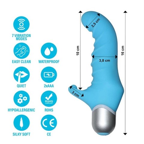 Wibrator - FeelzToys Fonzie Blue FeelzToys Wibrator - FeelzToys Fonzie Blue FeelzToys