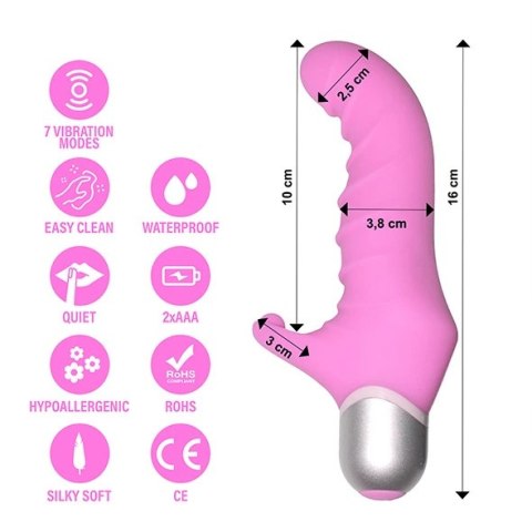 Wibrator - FeelzToys Fonzie Pink FeelzToys Wibrator - FeelzToys Fonzie Pink FeelzToys