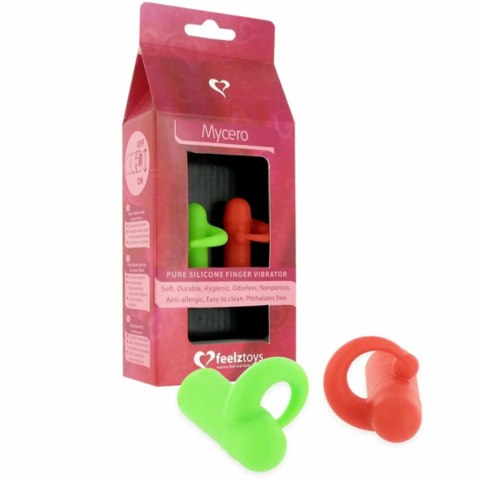 Wibratory na palec - FeelzToys Mycero Finger Fun Green Red FeelzToys Wibratory na palec - FeelzToys Mycero Finger Fun Green Red FeelzToys
