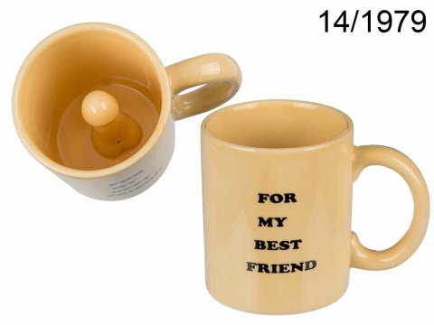 Zabawny Kubek - Kubek Z Napisem For My best Friend I Penisem W Środku Kemis Zabawny Kubek - Kubek Z Napisem For My best Friend I Penisem W Środku Kemis