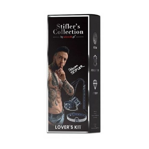 Zestaw BDSM Stifler's Collection by Sekrecik Kajdanki, Obroża i Pejcz Medica-Group