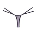 Allure - Stringi Lace and Mesh - Rozmiar Uniwersalny Allure