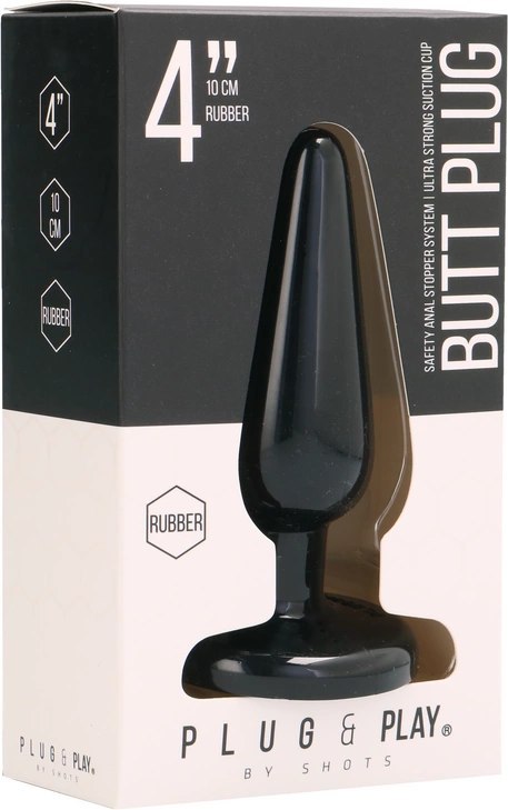 Klasyczny korek analny 10 cm Plug Play by Shots Klasyczny korek analny 10 cm Plug Play by Shots