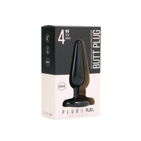 Klasyczny korek analny 10 cm Plug Play by Shots Klasyczny korek analny 10 cm Plug Play by Shots